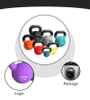 Kettlebell de neoprene OK1004